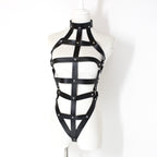 PU Leather Sexy Bondage Harness Lingerie
