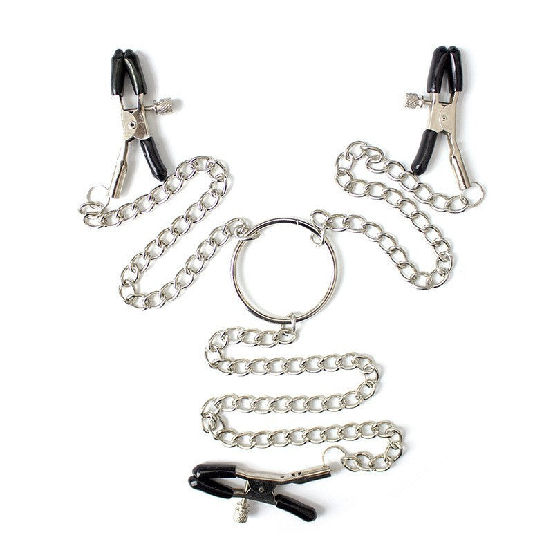 Nipple And Clit Clamp With Bell
