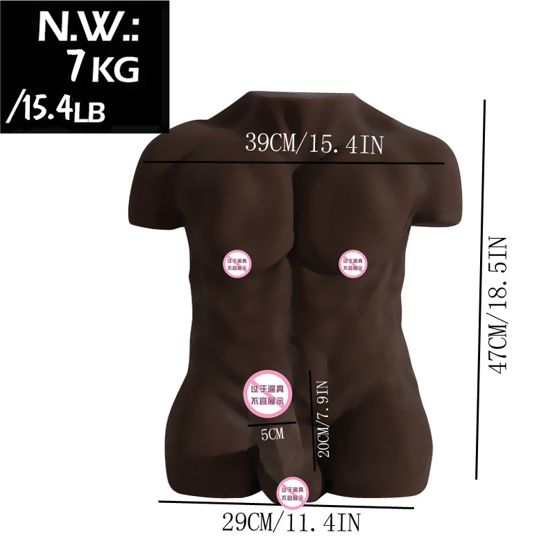 Half Body Man Torso With 7"Dildo
