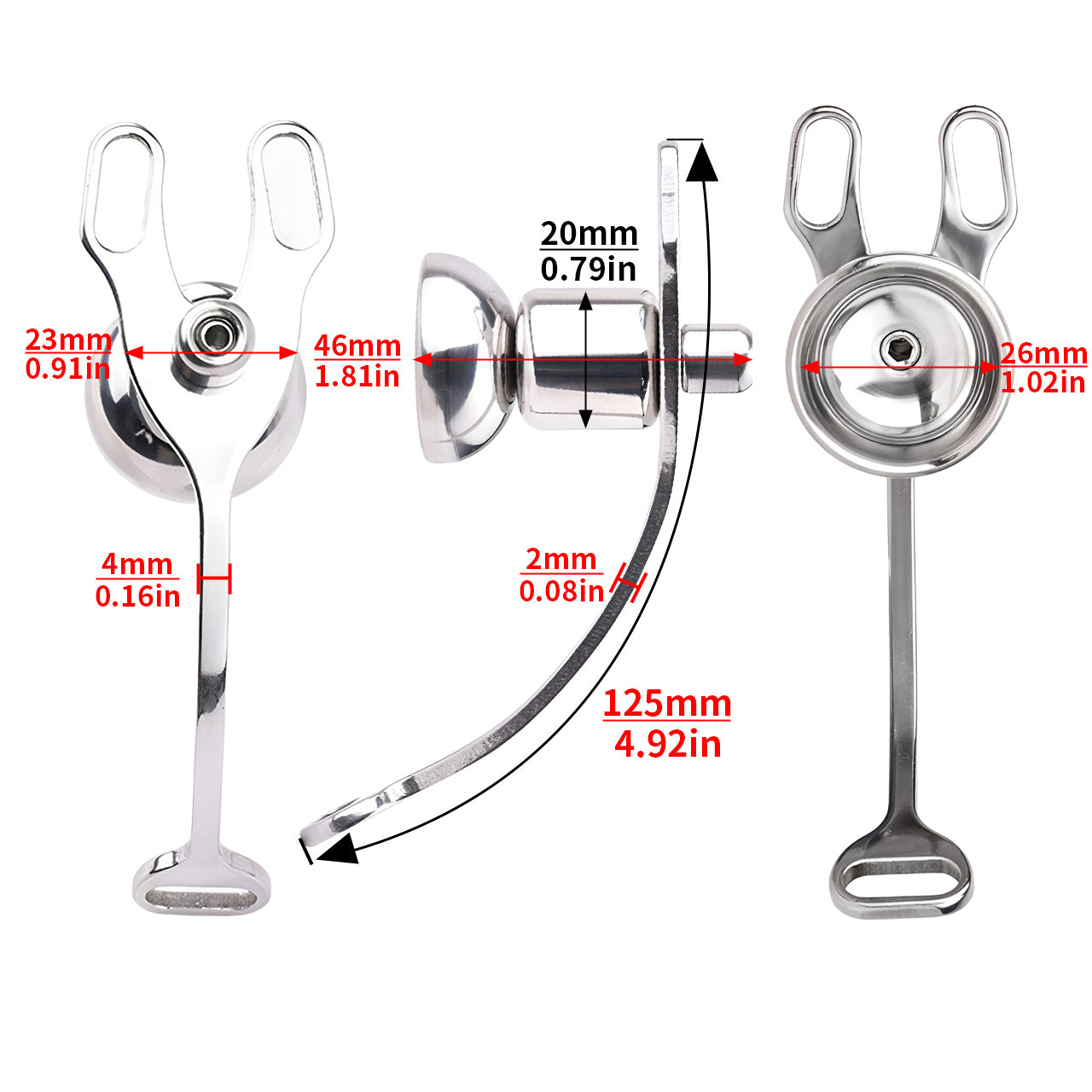 Metal Feminizer Flying-V With Belt Type 2