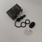 Double Cock Ring Anal Beads
