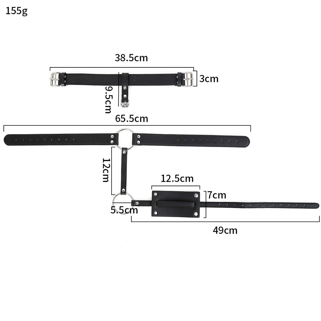 Waist Harness with Cock Ring And Plug