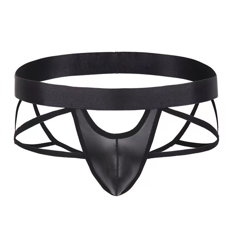 Black Men's Mesh Faux Panties Underwear