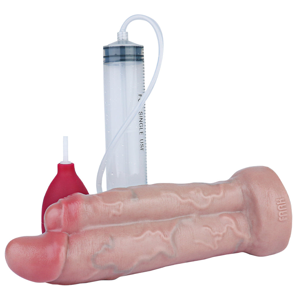 Ejaculation Realistic Double Penis