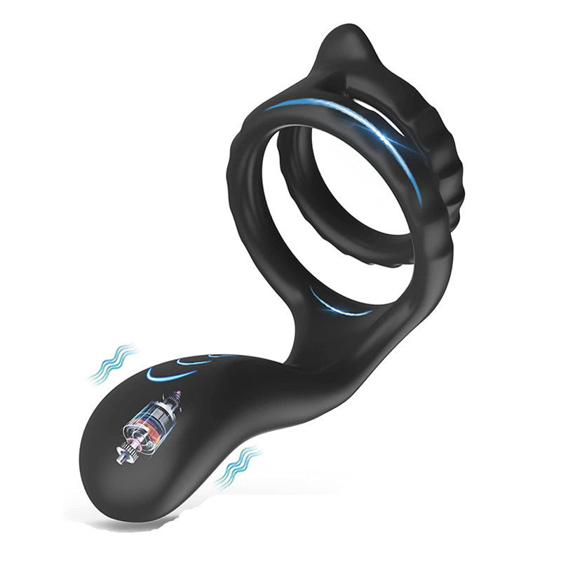 Vibrating Dual Cock Ring