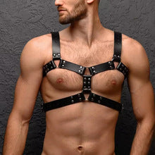 Chest Harness Punk Costume Straps-Double Nail