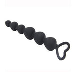 Heart Pull Ring Anal Beads