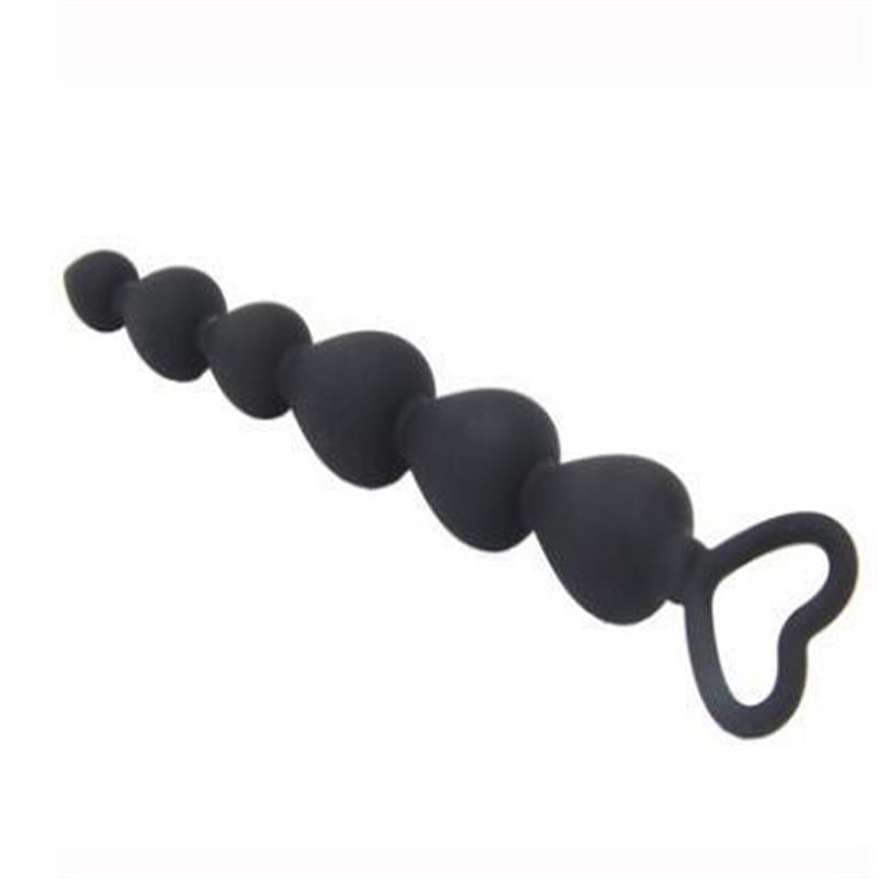 Heart Pull Ring Anal Beads