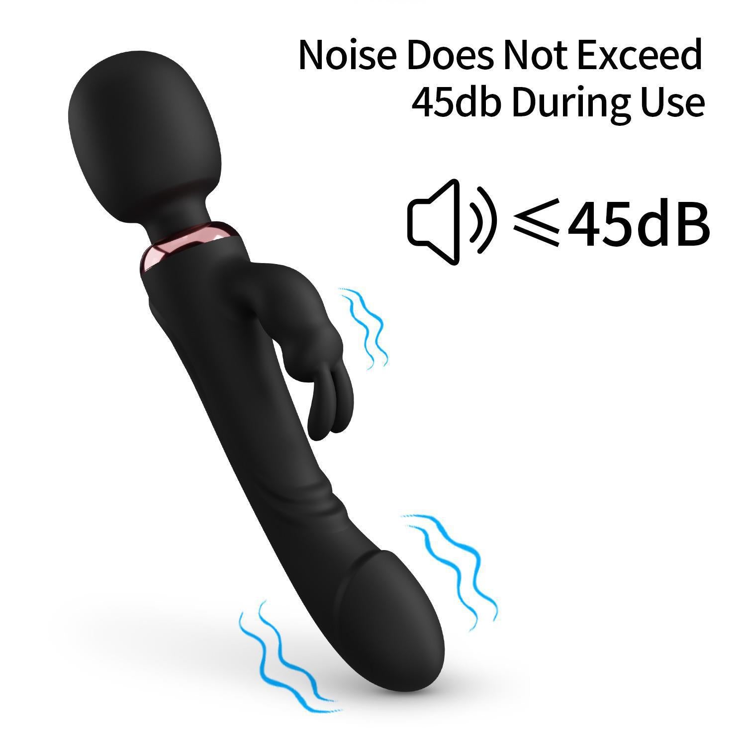 Rabbit Wand Dildo Vibrator
