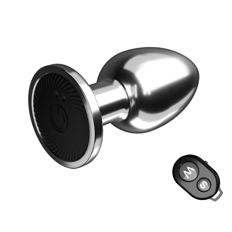 Vibration Stainless Steel Butt Plug