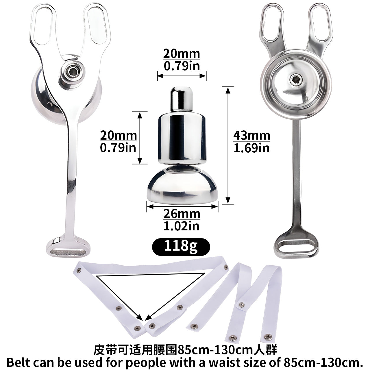Metal Feminizer Flying-V With Belt Type 2