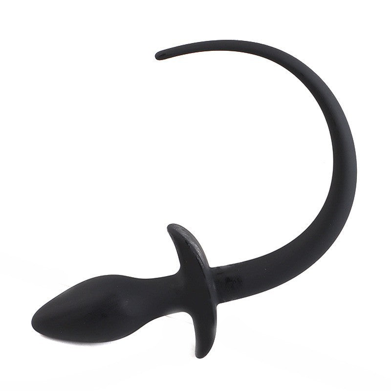 Dog Tail Silicone Butt Plug -Double Color