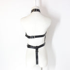 PU Leather Sexy Bondage Harness Lingerie