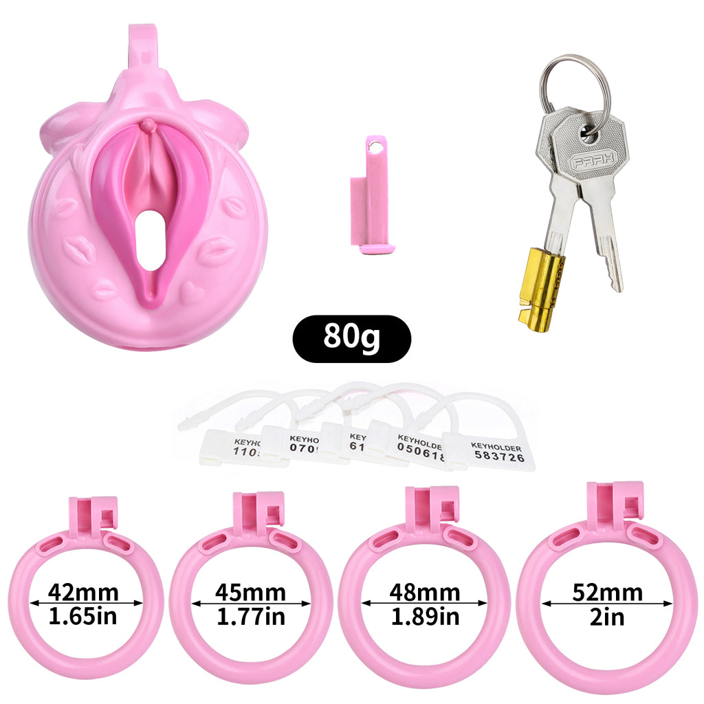 Sissy Pussy Chastity Cock Cage