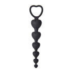 Heart Pull Ring Anal Beads