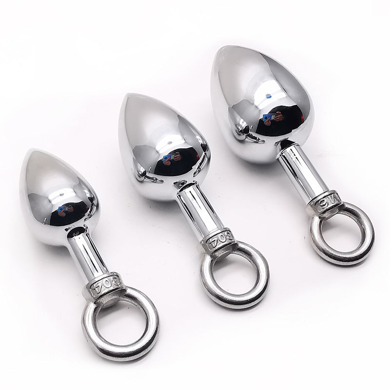 Pull Ring Metal Butt Plug