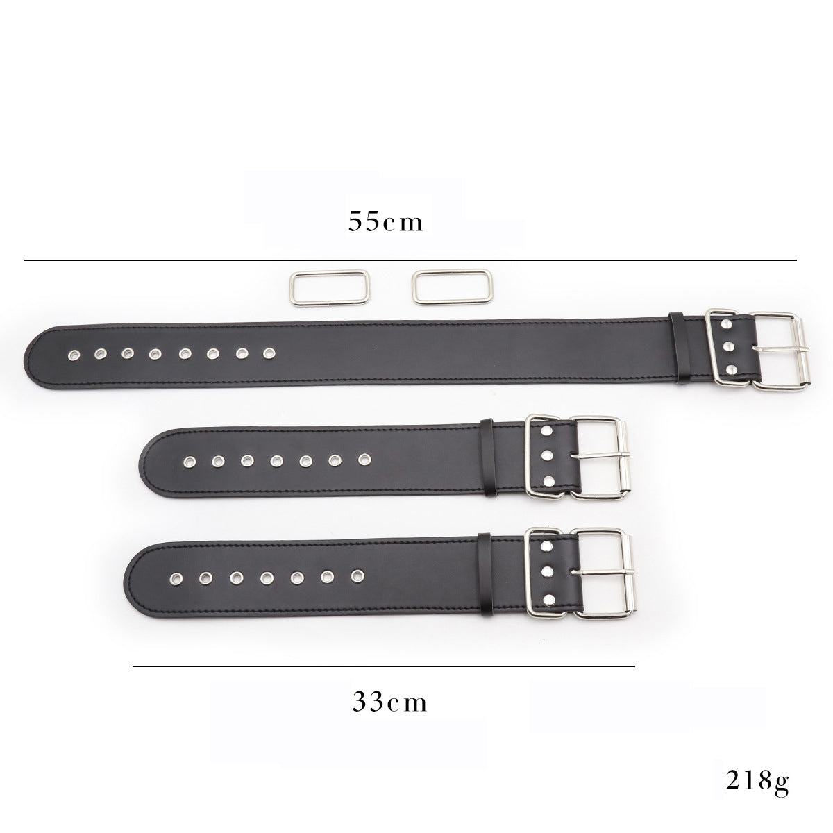 Wrist to Waist Leather Bondage Restrain