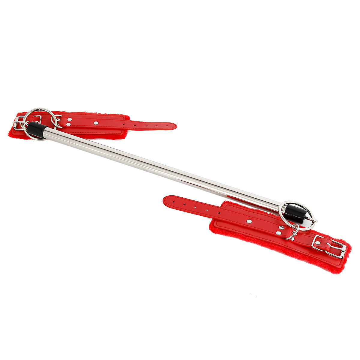 Villus Lined Metal Bar Cuffs