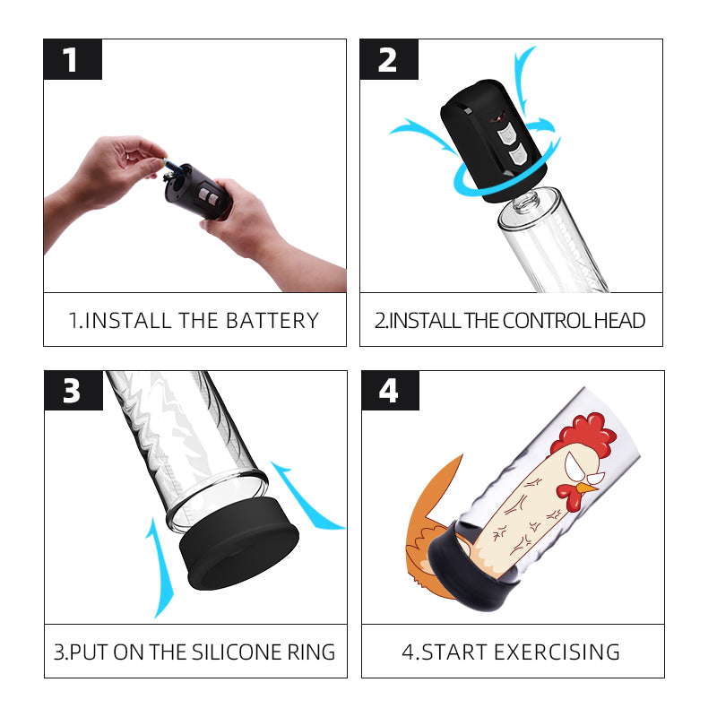Power X-Man Penis Pump  Battery