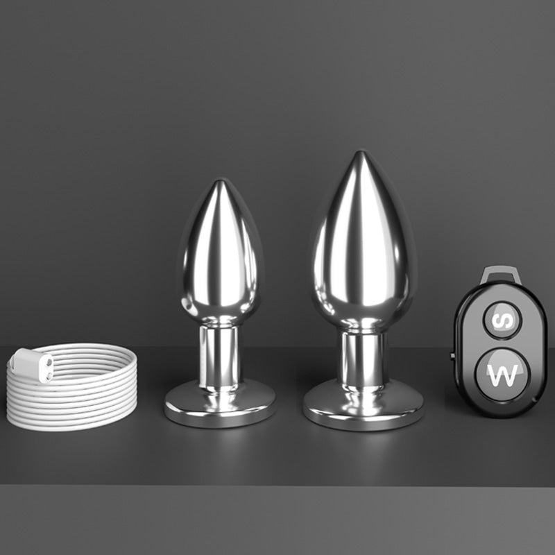 Vibration Stainless Steel Butt Plug