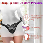 Lichee Pattern Strap on With Cock Ring And Plug Hole