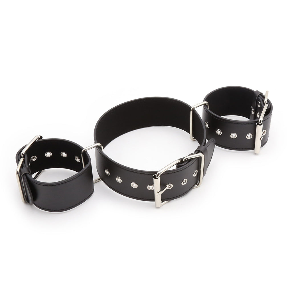 Wrist to Waist Leather Bondage Restrain