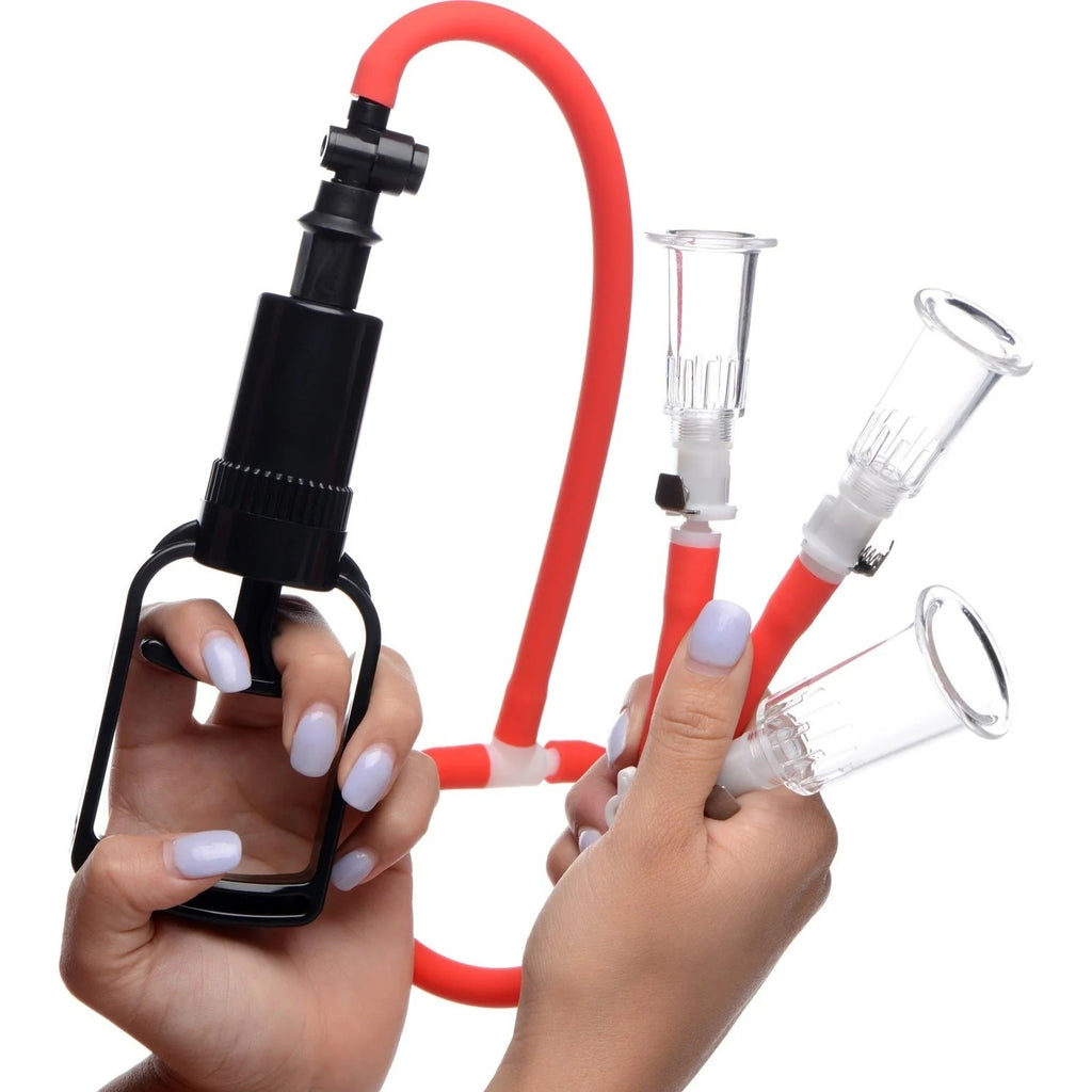Three Cup Nipple Enhancement Pump