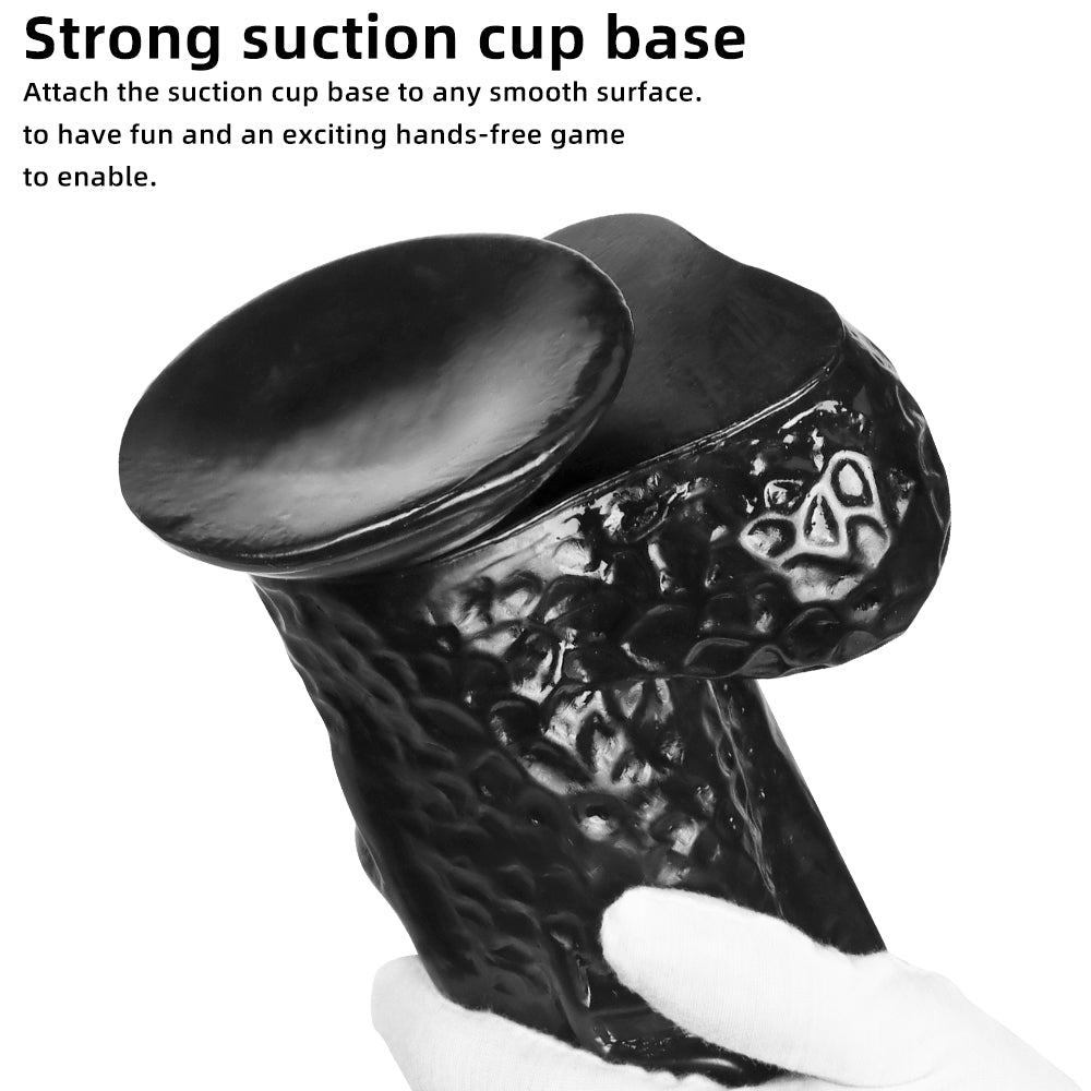 Big Black Dildo With Realistic Veins