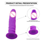 Suction cup silicone simulation penis