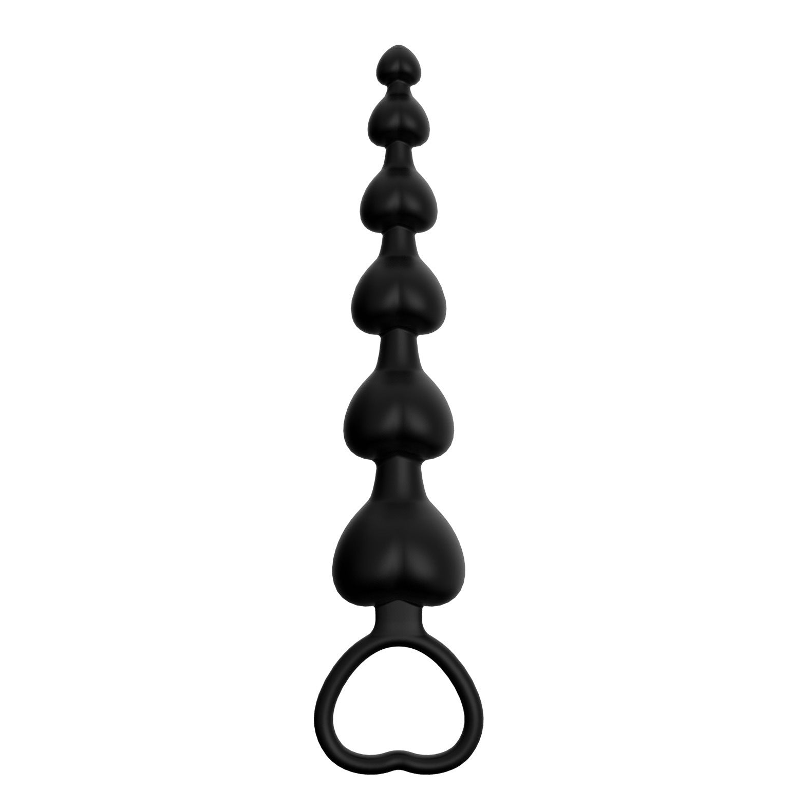 Heart Pull Ring Anal Beads