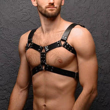 Chest Harness Punk Costume Straps-Double Nail