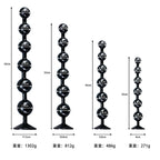 Overlength Liquid Silicone Round Beads Anal Plug