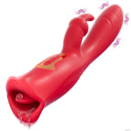 Triple Pleasure Mouth Biting Rabbit Vibrator