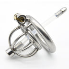 The Pen Deluxe Stainless Steel Locking Chastity Cage