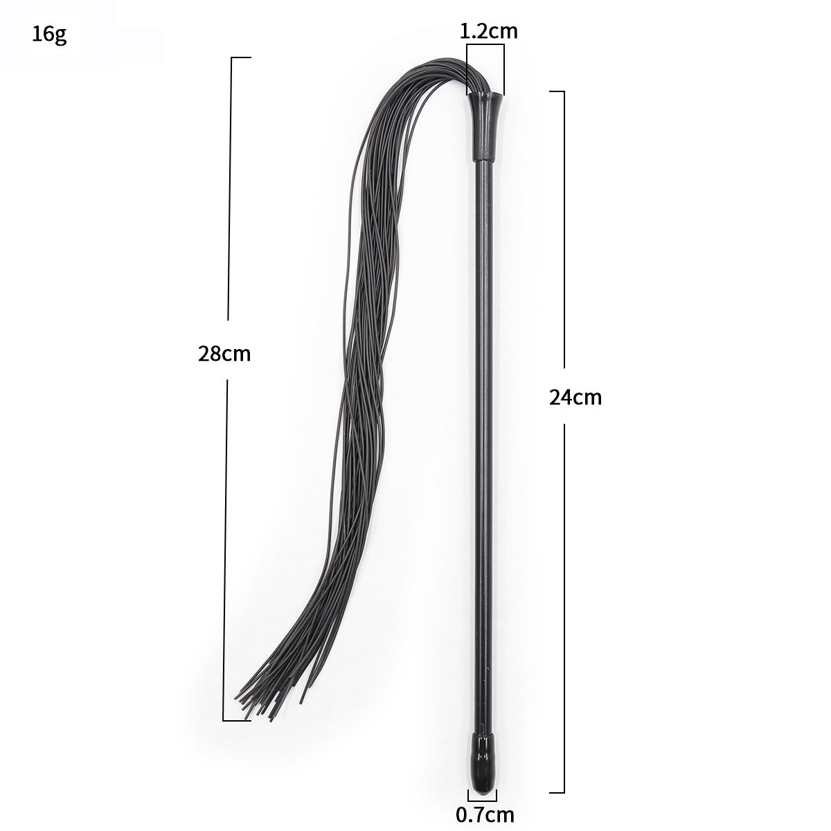 PVC Flogger With ABS Handle