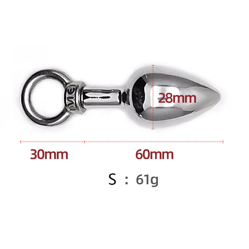 Pull Ring Metal Butt Plug