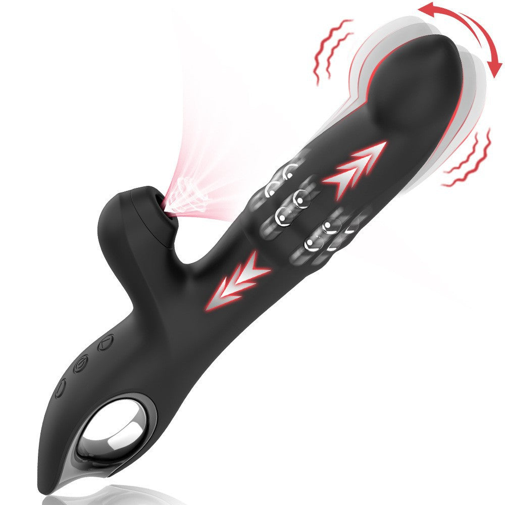 Swing Beads Suction Rabbit Vibrator