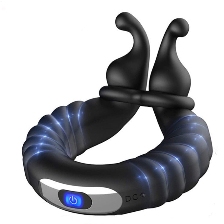 Snails Vibrating Dual Penis Ring