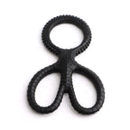 Scissors Silicone Cock Ring