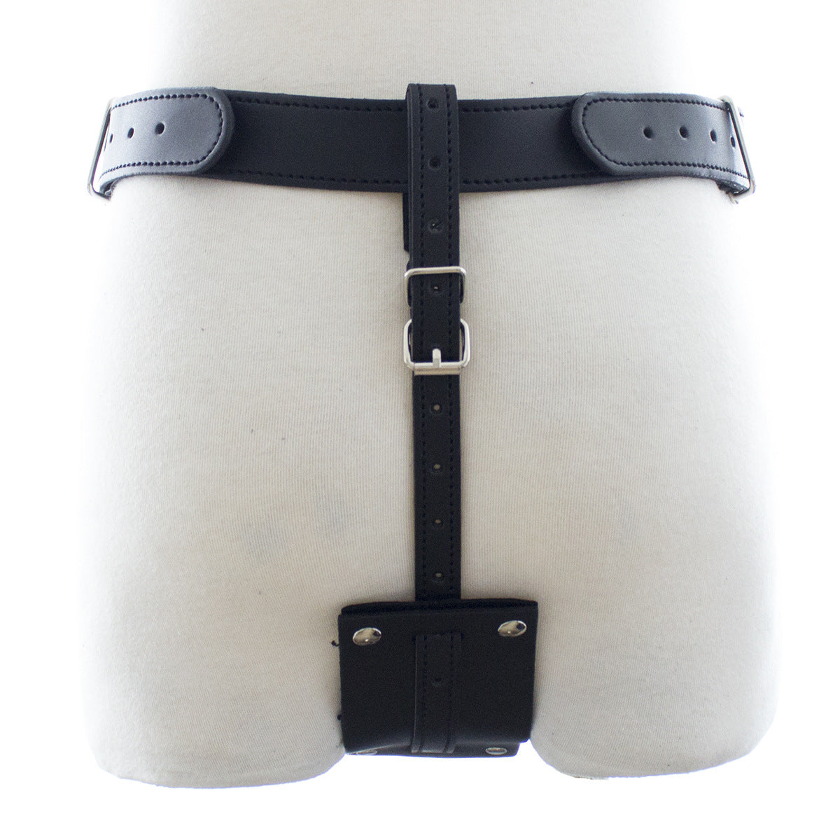 Waist Harness with Cock Ring And Plug