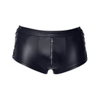 Sexy Faux Leather Zipper Bandaged Boxers