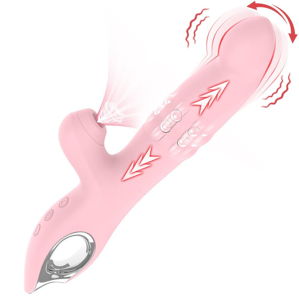 Swing Beads Suction Rabbit Vibrator