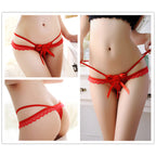 Multi-color Ball-flower Mesh thong T-back G-string Panties Underwear