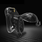 Flip design chastity lock Double Key Plastic Bird Cage Sex Toys