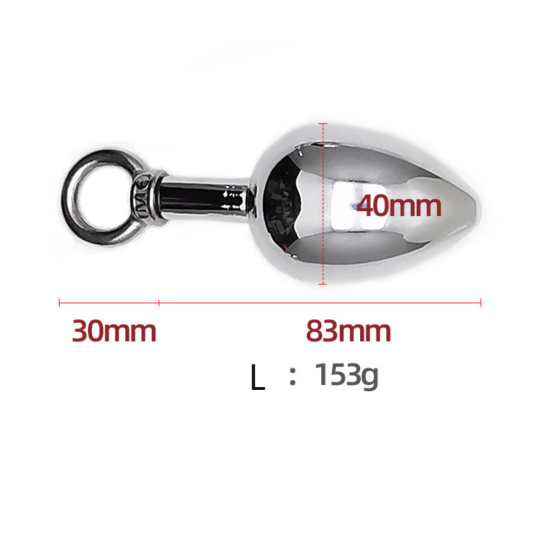 Pull Ring Metal Butt Plug