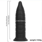 Silicone Anal Plug with Suction Cup