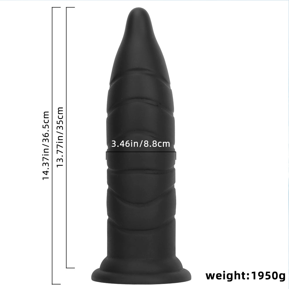 Silicone Anal Plug with Suction Cup