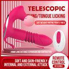 Licking &Thrusting Strap-on Dildo Vibrator