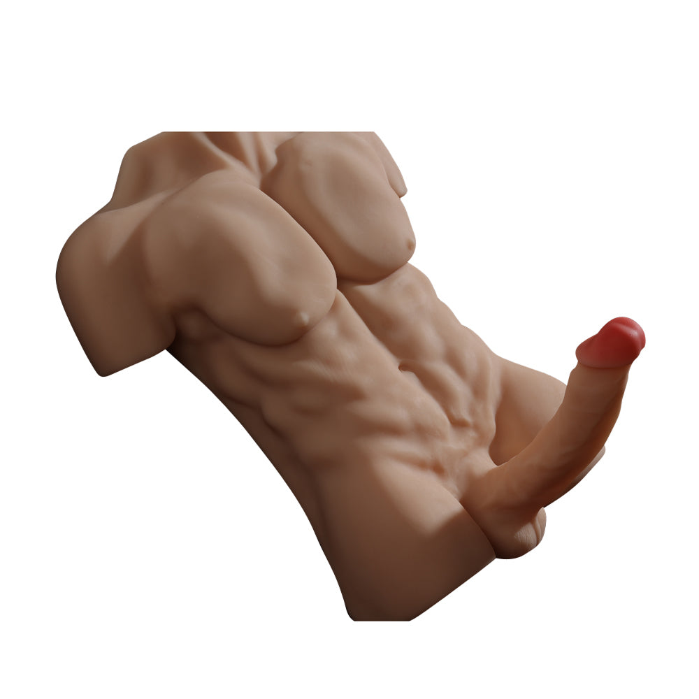 Half Body Man Torso With 7"Dildo