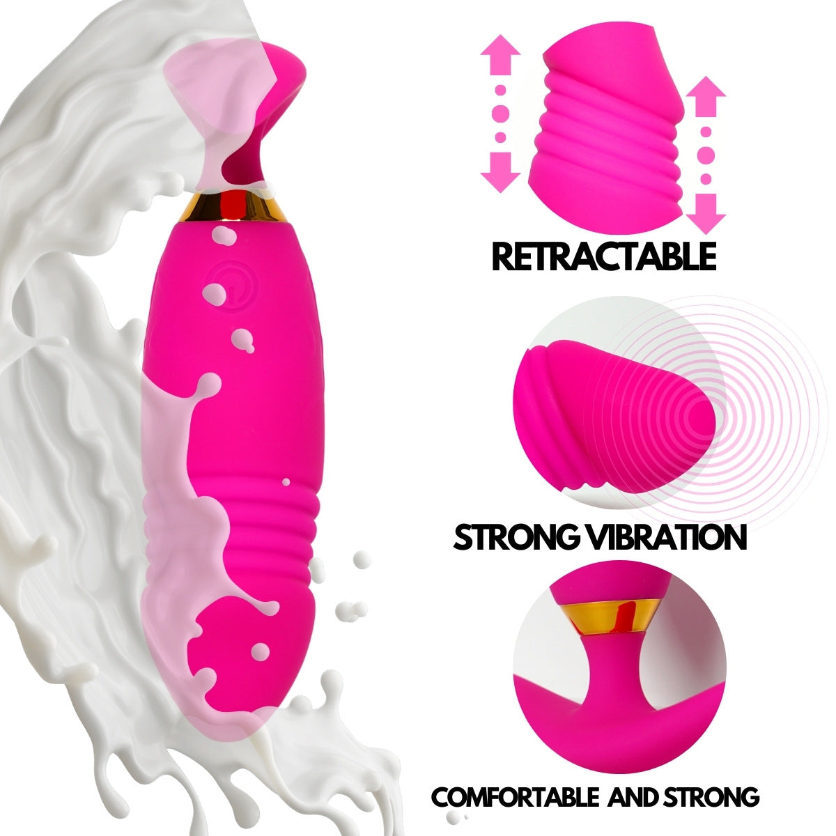 Wireless remote control anal plug